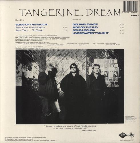 Tangerine Dream Underwater Sunlight vinyl LP album (LP record) UK TANLPUN171978