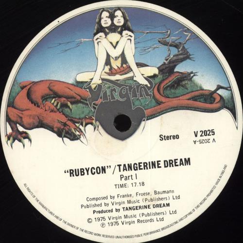 Tangerine Dream Rubycon 1st UK vinyl LP album (LP record) (689804)
