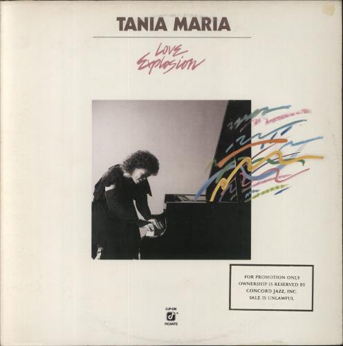 Tania Maria Love Explosion - Promo Stamped Sleeve vinyl LP album (LP record) US VFNLPLO586608