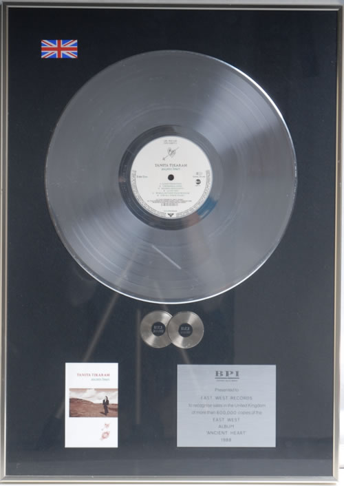 Tanita Tikaram Ancient Heart - Double Platinum award disc UK TIKAWAN592535