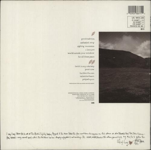 Tanita Tikaram Ancient Heart vinyl LP album (LP record) UK TIKLPAN425053