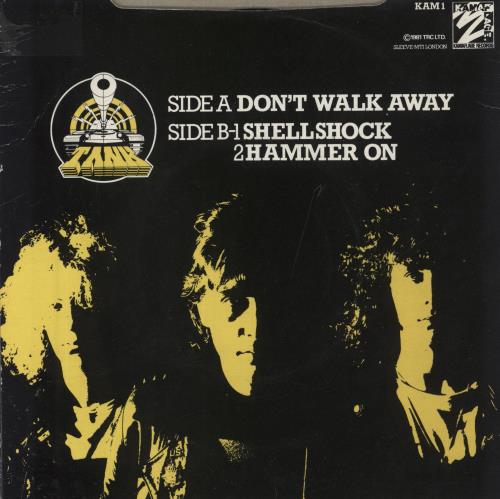 Tank Don't Walk Away - Picture Sleeve 7" vinyl single (7 inch record / 45) UK TNK07DO812016