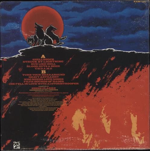 Tank Filth Hounds Of Hades - Open Stickered Shrink + 7" vinyl LP album (LP record) UK TNKLPFI809346