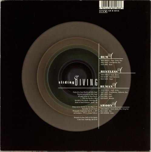 Tanya Donelly Sliding & Diving - Double Pack 7" vinyl single (7 inch record / 45) UK NYA07SL165503