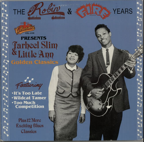 Tarheel Slim & Little Ann The Red Robin And Fire Years vinyl LP album (LP record) US XA6LPTH629331