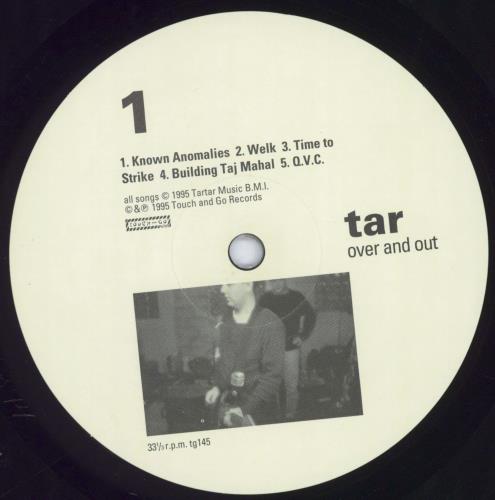 Tar Over And Out vinyl LP album (LP record) UK UFSLPOV829565