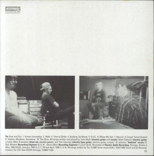 Tar Over And Out vinyl LP album (LP record) UK UFSLPOV829565