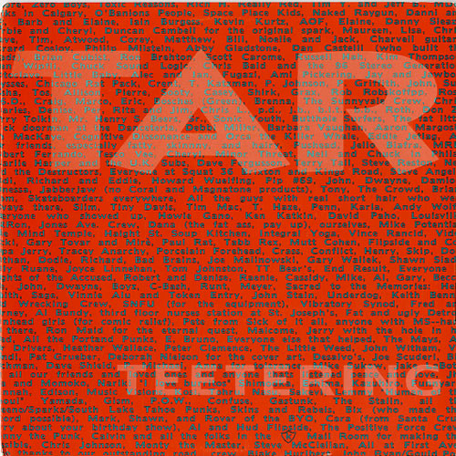 Tar Teetering 7" vinyl single (7 inch record / 45) US UFS07TE622067
