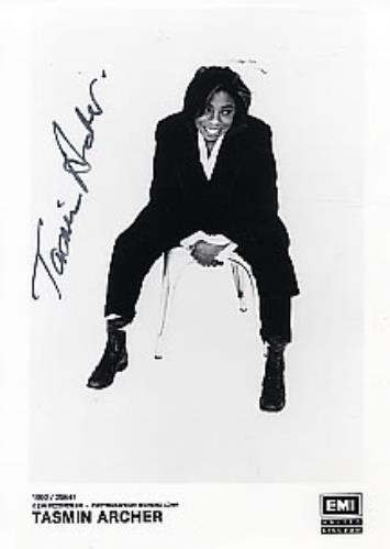 Tasmin Archer Autographed Publicity Photograph photograph UK TASPHAU260033