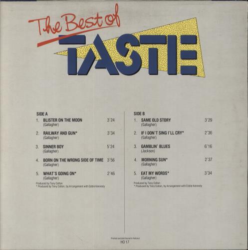 Taste The Best Of Taste vinyl LP album (LP record) Dutch TTELPTH858417