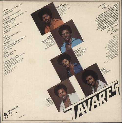 Tavares Check It Out vinyl LP album (LP record) UK TVALPCH876475