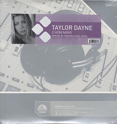 Taylor Dayne How Many 12" vinyl single (12 inch record / Maxi-single) US TAY12HO225473