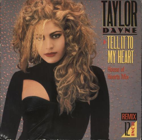 Taylor Dayne Tell It To My Heart 12" vinyl single (12 inch record / Maxi-single) UK TAY12TE64937