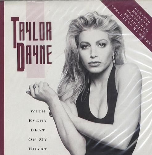 Taylor Dayne With Every Beat Of My Heart 7" vinyl single (7 inch record / 45) UK TAY07WI193084