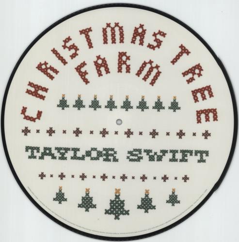 Taylor Swift Christmas Tree Farm 12" vinyl picture disc (12 inch picture record) US T502PCH787342