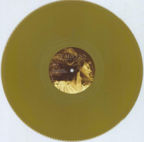 Taylor Swift Fearless (Taylor's Version) - Gold Vinyl 3-LP vinyl record set (Triple LP Album) US T503LFE817117