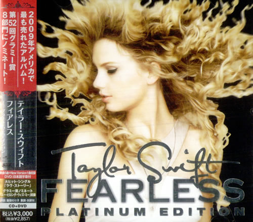Taylor Swift Fearless - Platinum Edition 2-disc CD/DVD set Japanese T502DFE516797