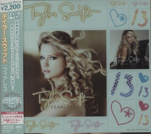 Taylor Swift Fearless CD album (CDLP) Japanese T50CDFE661292