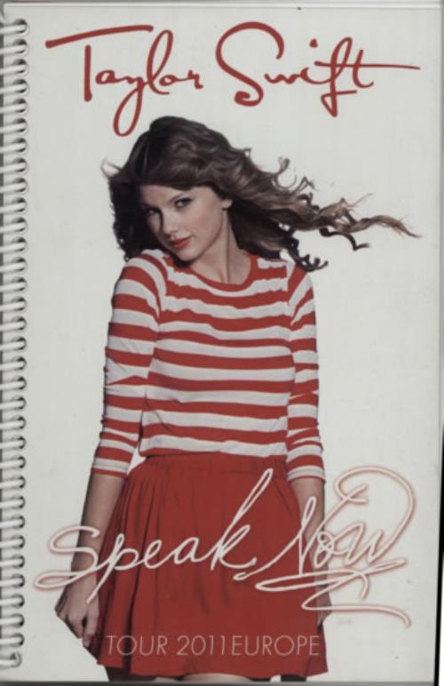 Taylor Swift Speak Now Tour 2011 Europe Itinerary UK T50ITSP609104