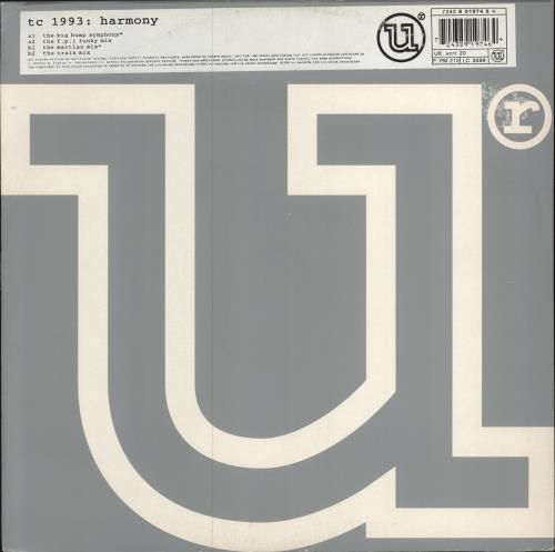 TC 1993 Harmony 12" vinyl single (12 inch record / Maxi-single) UK 2MB12HA780595