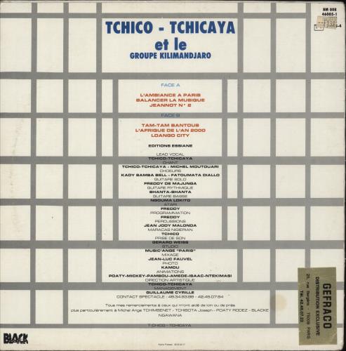 Tchico Tchikaya 20 Ans De Carriere - L'Ambiance A Paris vinyl LP album (LP record) French UCJLPAN881345