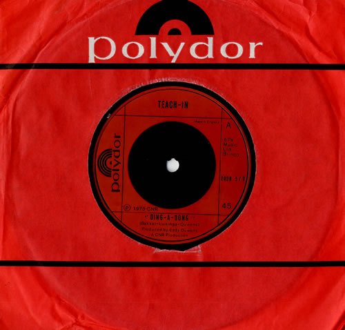 Teach-In Ding-A-Dong 7" vinyl single (7 inch record / 45) UK UFC07DI564461