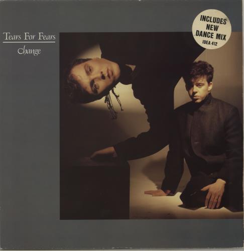 Tears For Fears Change - Hype Stickered sleeve 12" vinyl single (12 inch record / Maxi-single) UK TFF12CH759071