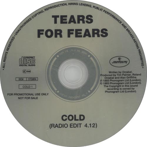 Tears For Fears Cold CD single (CD5 / 5") UK TFFC5CO19721