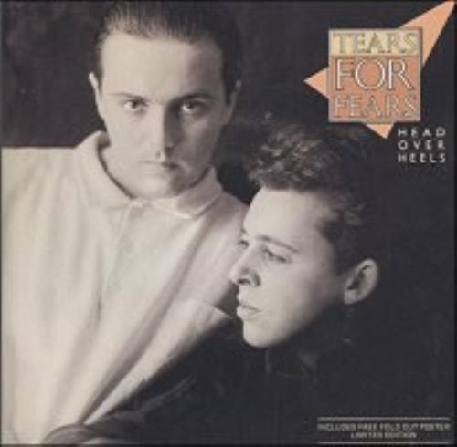 Tears For Fears Head Over Heels - Poster Slv 7" vinyl single (7 inch record / 45) Canadian TFF07HE53636