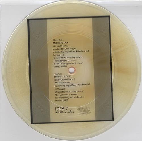 Tears For Fears Mothers Talk 7" vinyl picture disc (7 inch picture disc single) UK TFF7PMO10382