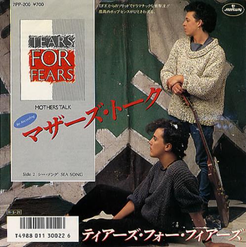 Tears For Fears Mothers Talk 7" vinyl single (7 inch record / 45) Japanese TFF07MO229699