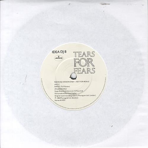Tears For Fears Shout 7" vinyl single (7 inch record / 45) UK TFF07SH34658