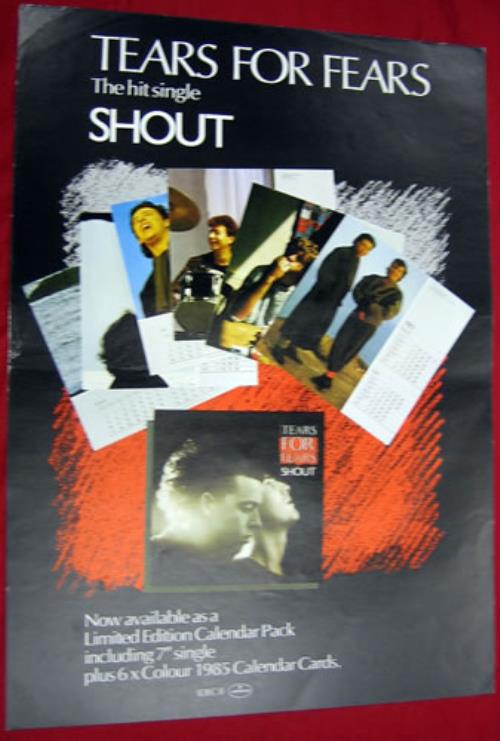 Tears For Fears Shout poster UK TFFPOSH367973