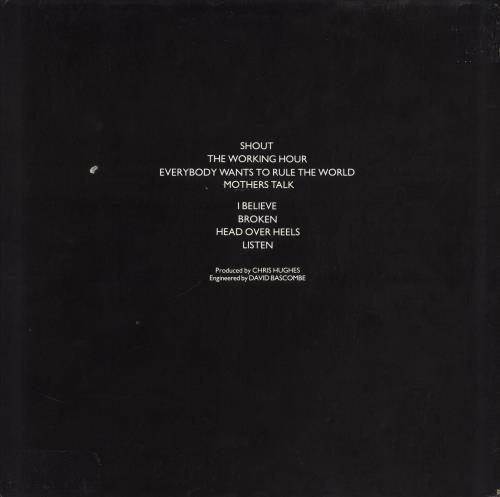 Tears For Fears Songs From The Big Chair - Gatefold vinyl LP album (LP record) Canadian TFFLPSO53623