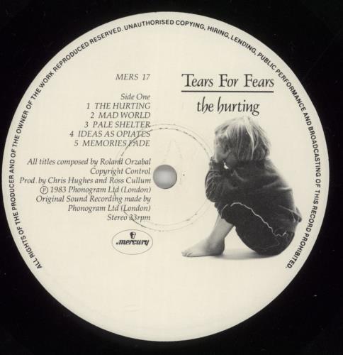Tears For Fears The Hurting - 2nd + 2 Song Hype Sticker + Inner vinyl LP album (LP record) UK TFFLPTH702712