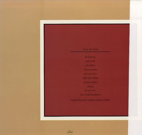 Tears For Fears The Hurting vinyl LP album (LP record) Japanese TFFLPTH119281