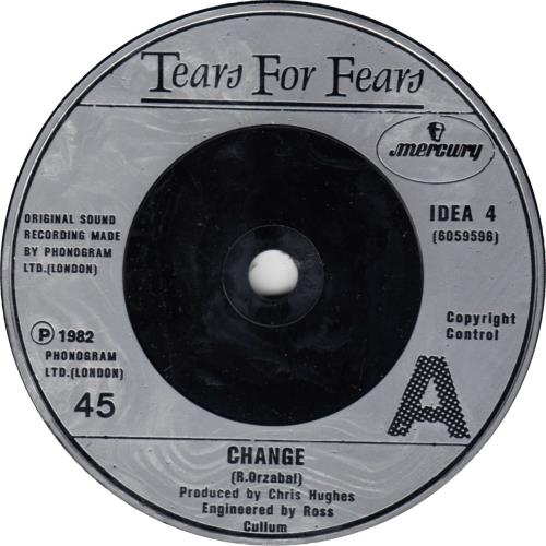 Tears For Fears Change Withdrawn Sleeve UK 7" vinyl single (7 inch