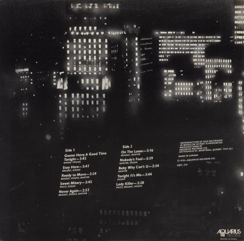 Teaze On The Loose vinyl LP album (LP record) Canadian SY3LPON603400