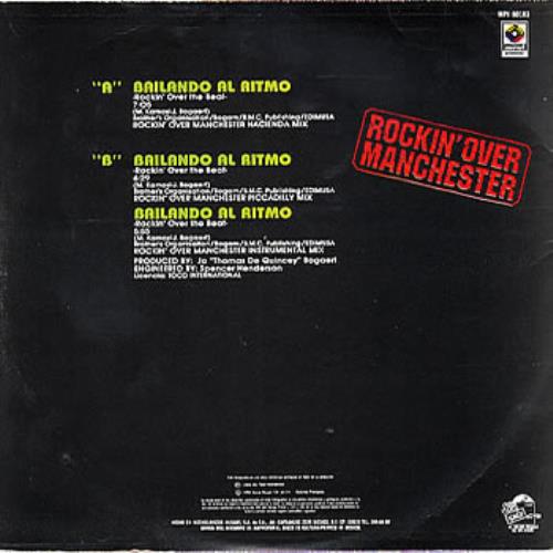 Technotronic Bailando Al Ritmo - Rockin' Over The Beat 12" vinyl single (12 inch record / Maxi-single) Mexican TEC12BA283930