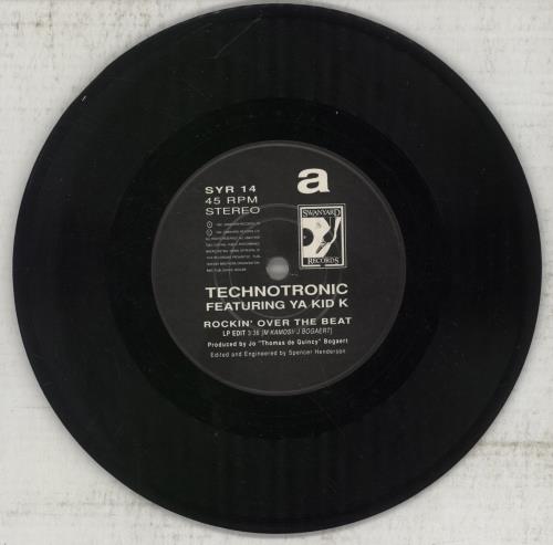 Technotronic Rockin' Over The Beat 7" vinyl single (7 inch record / 45) UK TEC07RO236944