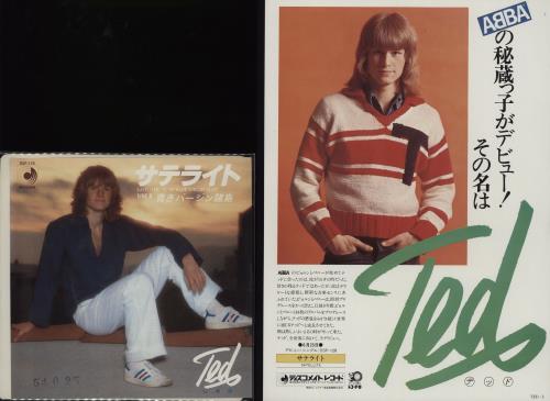 Ted Gardestad Satellite + Flyer 7" vinyl single (7 inch record / 45) Japanese TQ007SA753513