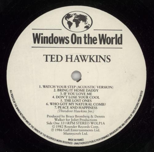 Ted Hawkins Watch Your Step vinyl LP album (LP record) UK TDELPWA316823