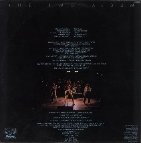 Ted Mulry Gang The T.M.G. Album vinyl LP album (LP record) Australian 8QQLPTH860470