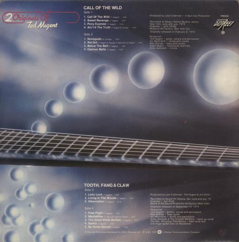 Ted Nugent 2 Originals Of Ted Nugent - EX 2-LP vinyl record set (Double LP Album) UK TED2LOR601918