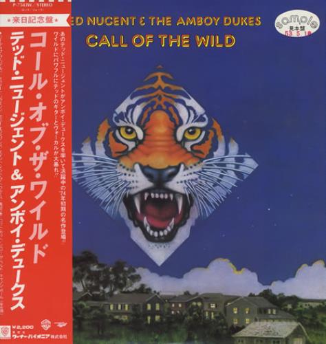 Ted Nugent Call Of The Wild vinyl LP album (LP record) Japanese TEDLPCA362098