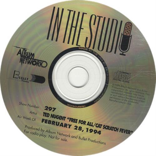 Ted Nugent In The Studio - Free For All/Cat Scratch Fever CD album (CDLP) US TEDCDIN120100