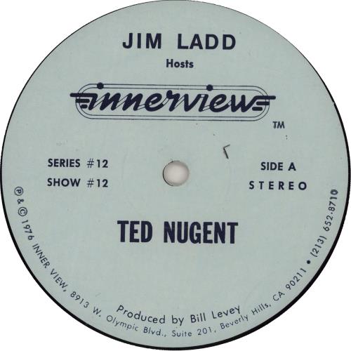 Ted Nugent Innerview Series #12 Show #12 vinyl LP album (LP record) US TEDLPIN656346