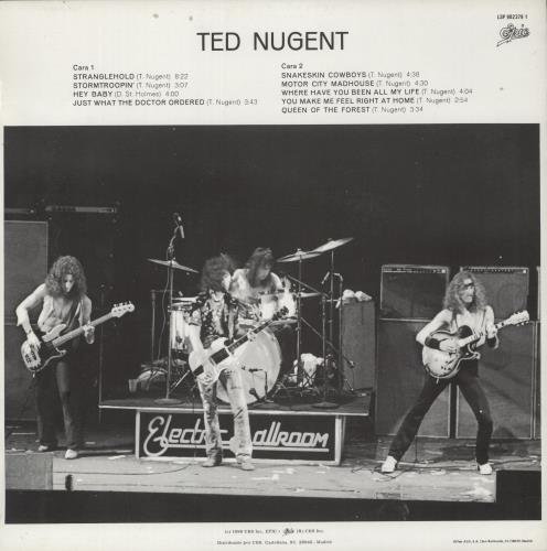 Ted Nugent Ted Nugent vinyl LP album (LP record) Spanish TEDLPTE873154