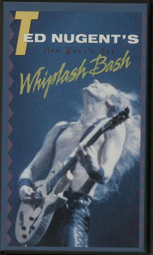 Ted Nugent Whiplash Bash video (VHS or PAL or NTSC) UK TEDVIWH654454