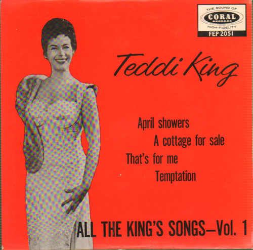 Teddi King All The King's Songs Vol. 1 7" vinyl single (7 inch record / 45) UK UFD07AL641844